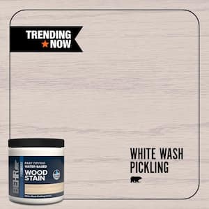 8 oz. TIS-580 White Wash Pickling Transparent Fast Drying Water-Based Interior Wood Stain