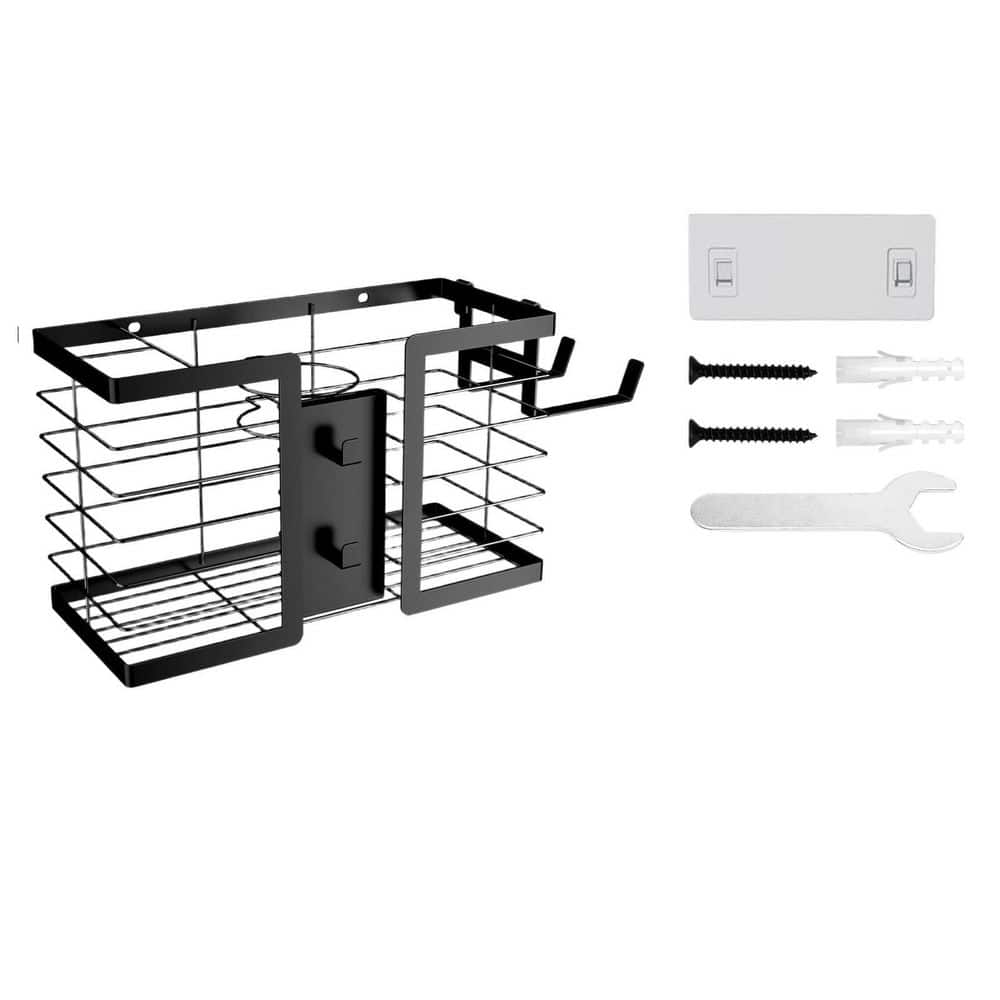 10.24 in. W Hair Tool Organizer, 3 in 1 Metal Hair Tool Organizer, Styling Tools Bathroom Storage and Organizer, Black price history on PriceWatchPro