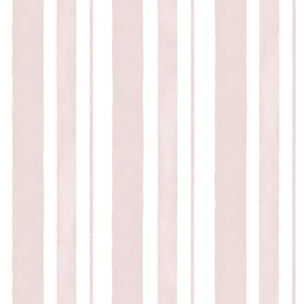 Graham & Brown Rachel Ashwell Watercolor Stripe Pink Wallpaper Sample