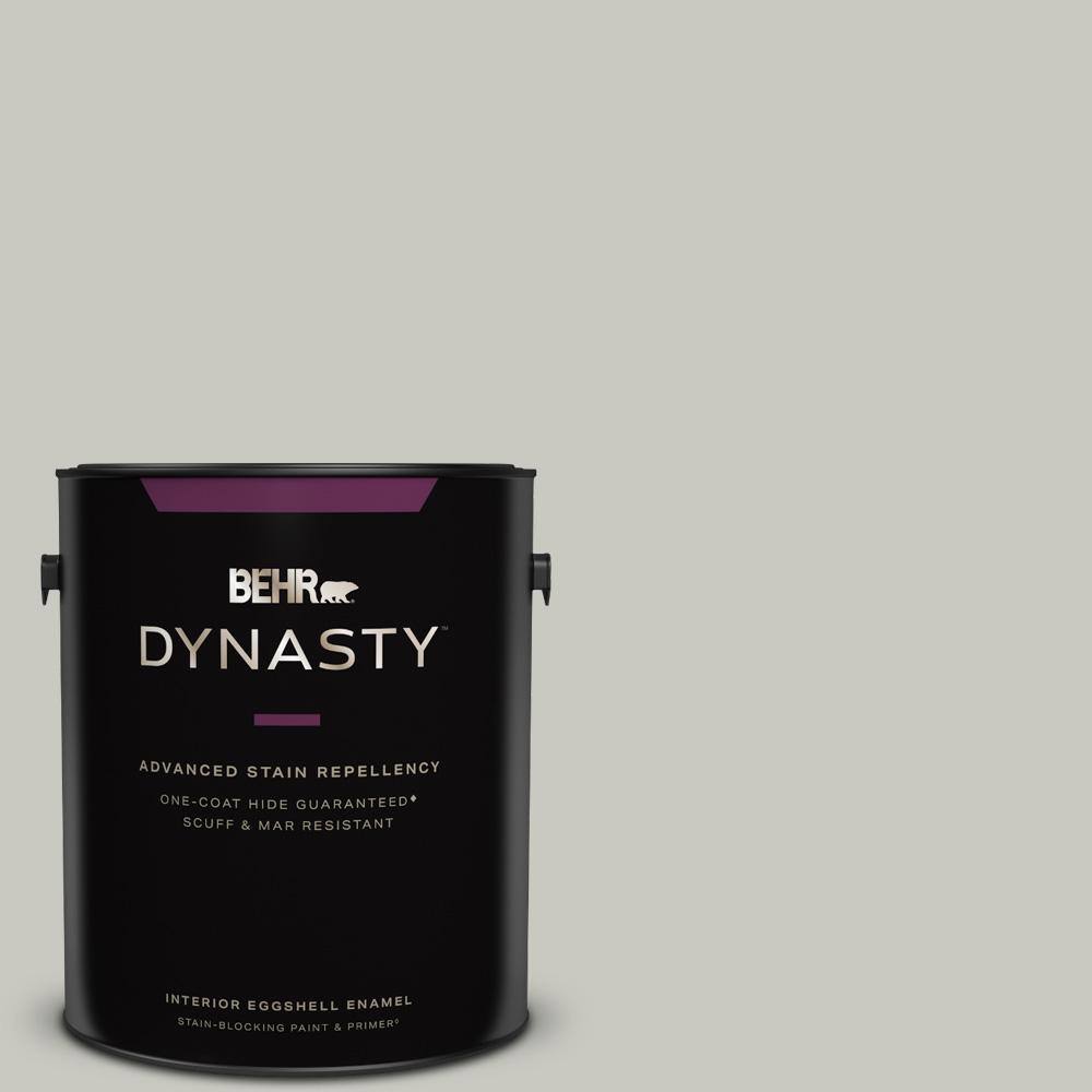 BEHR DYNASTY 1 gal. PPU2412 Whitewash Oak Eggshell Enamel Interior StainBlocking Paint