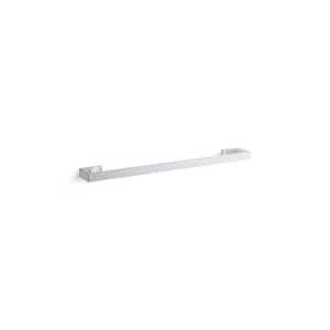 Minimal 24 in. Wall Mounted Towel Bar in Polished Chrome