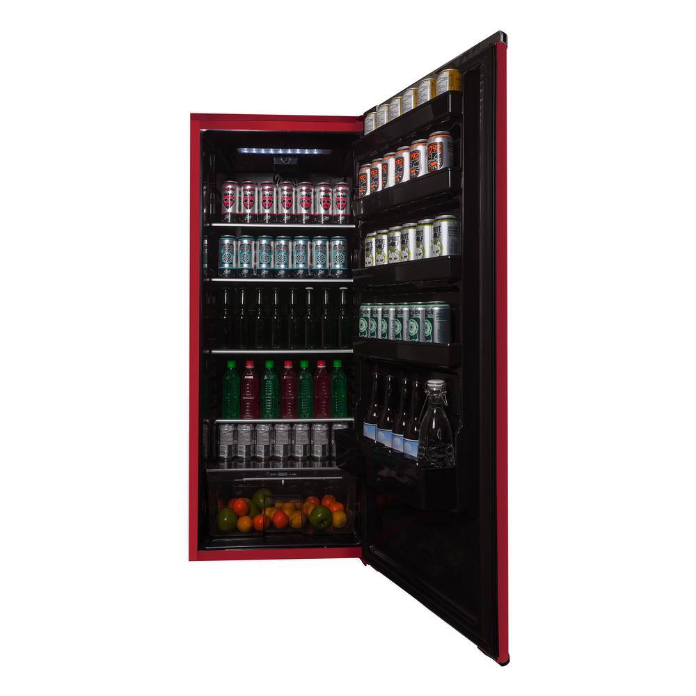 Scarlett Metallic Red Energy Star Retro Refrigerator