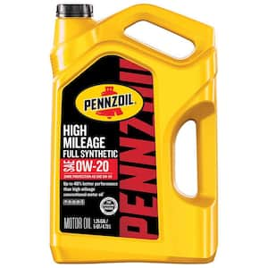 Full Synthetic High Mileage Motor Oil SAE 0W-20 5 qt.