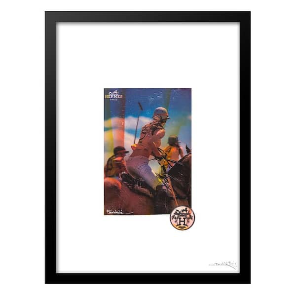 VENICE BEACH Collections Fashion Horse Rider by Fairchild Paris 1-Piece Framed Graphic Print Abstract Poster Art Print 18 in. x 14 in.