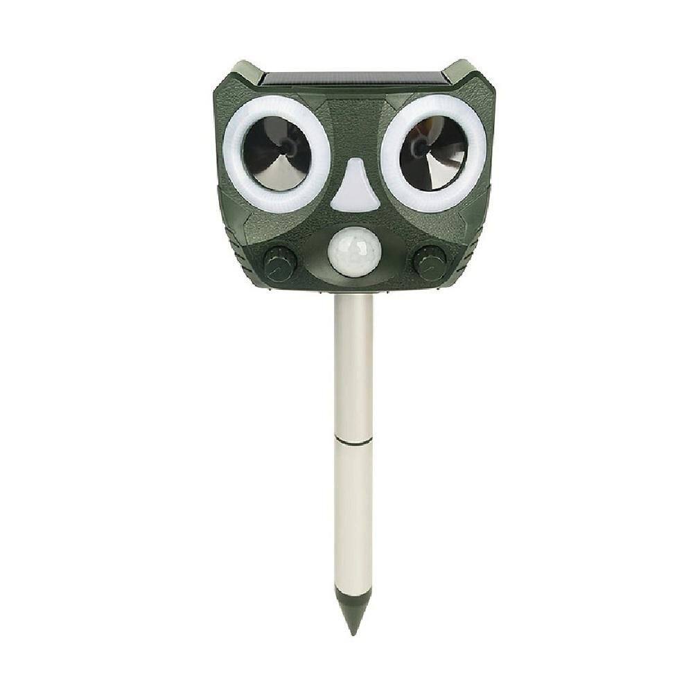 Solar Powered Animal Repellent Outdoor Ultrasonic for Cat Dog Rat Bird Pest Repellant Trap price history on PriceWatchPro