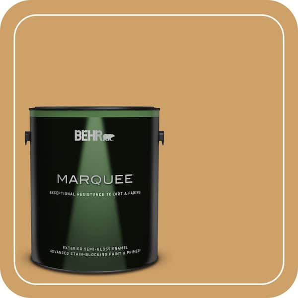 BEHR MARQUEE 1 gal. #MQ2-16 Summer in the City Semi-Gloss Enamel Exterior Paint & Primer