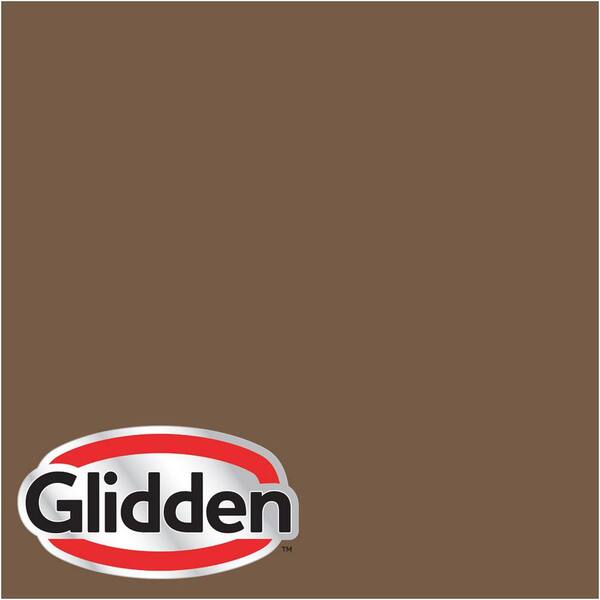 Glidden Premium 1-gal. #HDGO52 Brown Study Flat Latex Exterior Paint