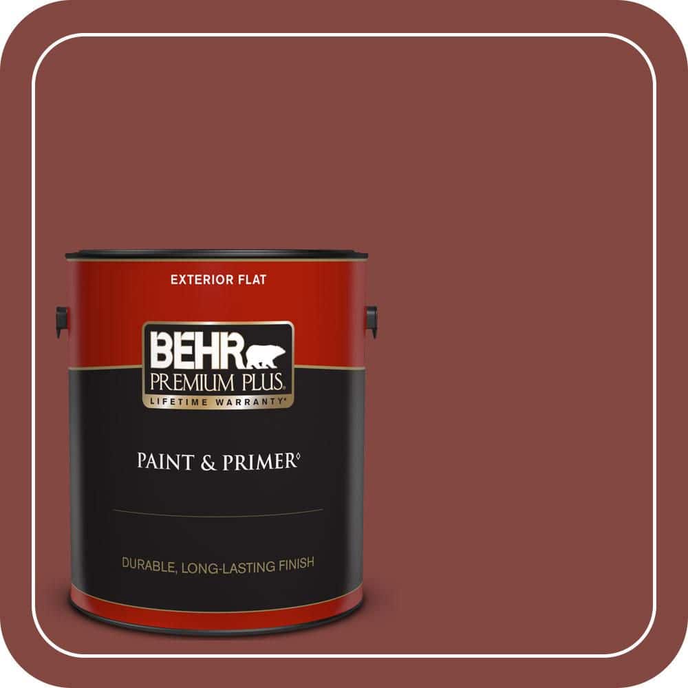 1 gal. #S-H-170 Red Brick Flat Exterior Paint & Primer price history on PriceWatchPro