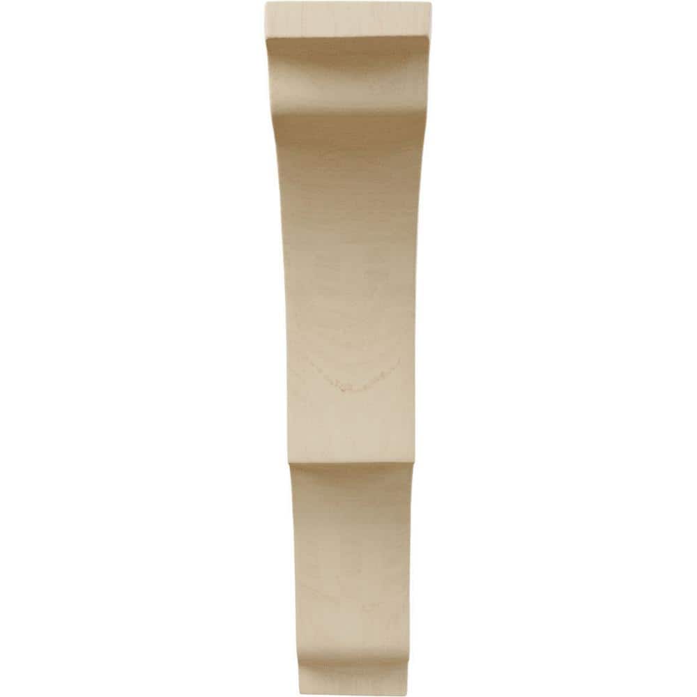 Small Avila Rubberwood Bracket 1.75"W x 6.5"D x 9"H