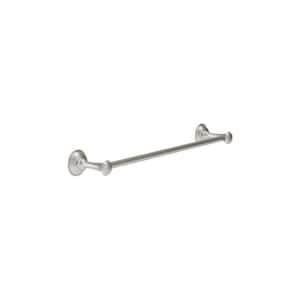 Braston 18 in. Wall Mounted Towel Bar in Satin Nickel