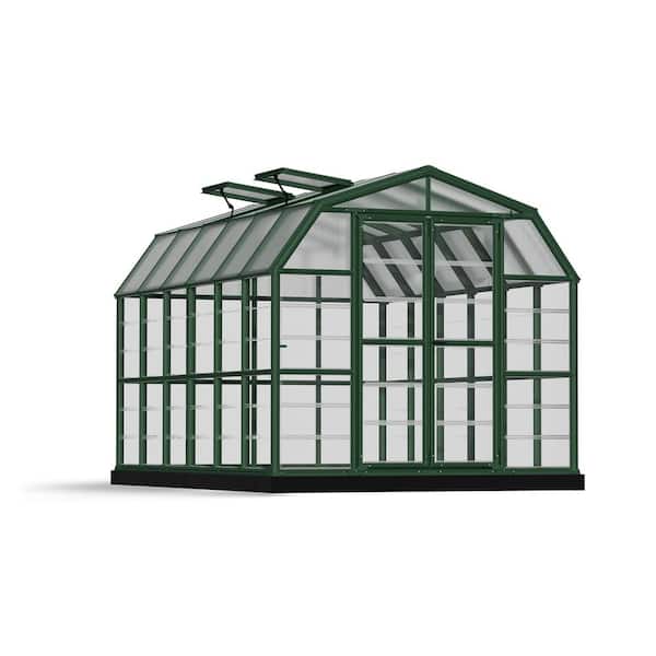 CANOPIA by PALRAM Grand Gardener 8 ft. x 12 ft. Green/Clear DIY Greenhouse Kit