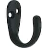 Liberty 1-13/16 in. Matte Black Single Wall Hook B59103Z-FB-C - The ...