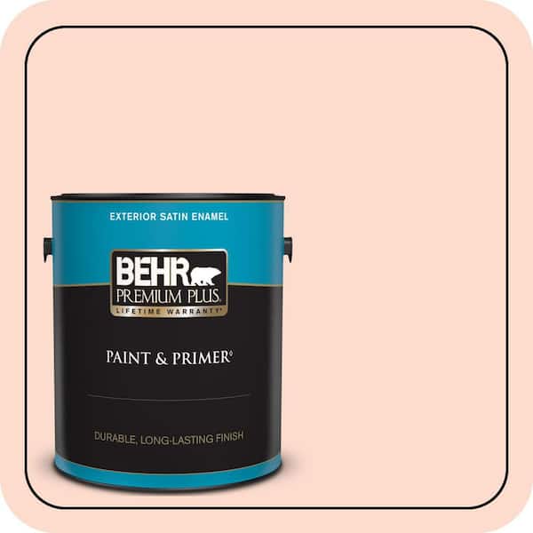 BEHR PREMIUM PLUS 1 gal. #220C-2 Peachtree Satin Enamel Exterior Paint & Primer