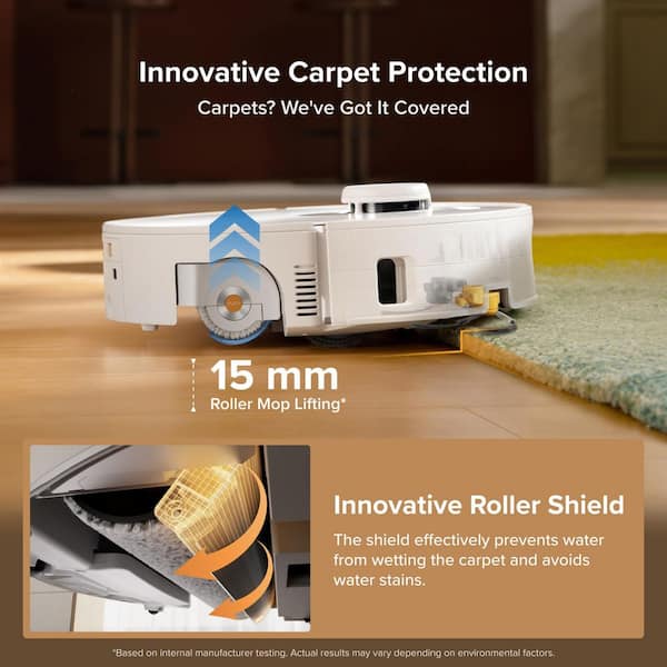 Roborock QrevoCurvFlow2 Robot Vacuum and Mop Smart with Smart