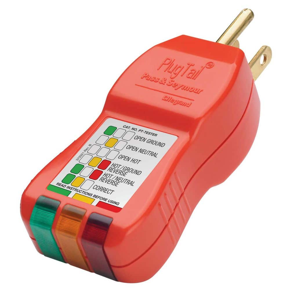 Modular Plug Tester Legrand PlugTail Tester Tool for Receptacles and Pigtail Connectors ...