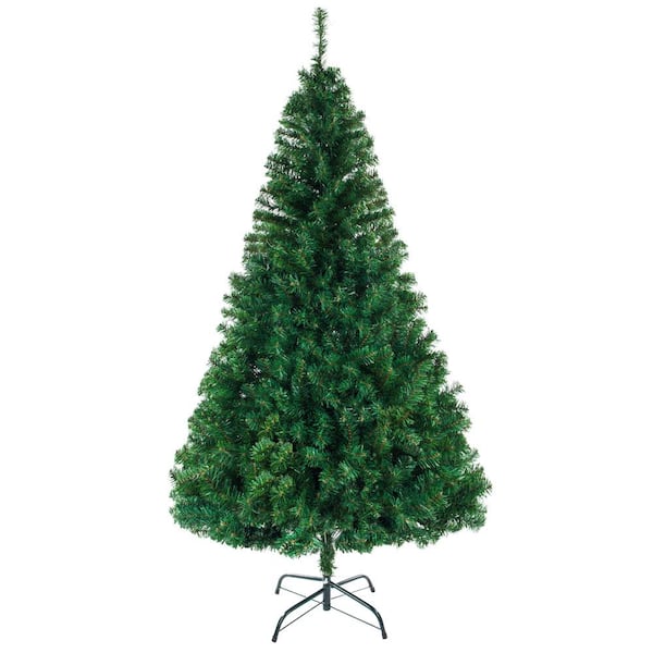 8 ft. Green Unlit Artificial Christmas Tree with 1138 Tips