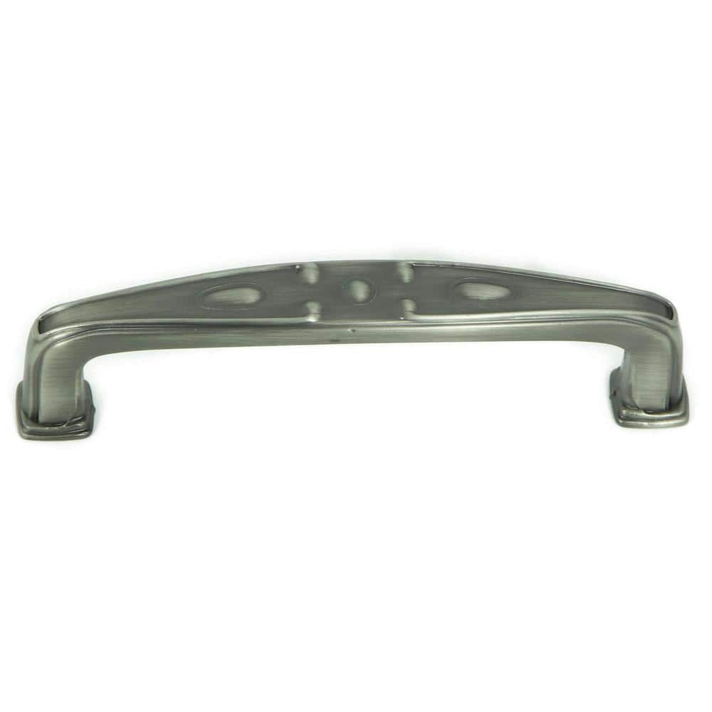 Edinburgh 3-3/4 in. Center-to-Center Weathered Nickel Cabinet Pull (10-Pack