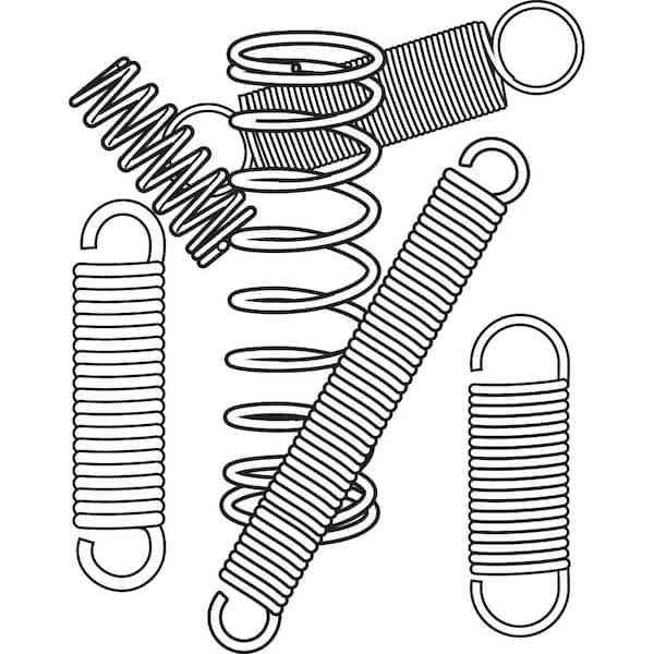 Spring Set Assorted extended compression expansion Tension Coil Springs 