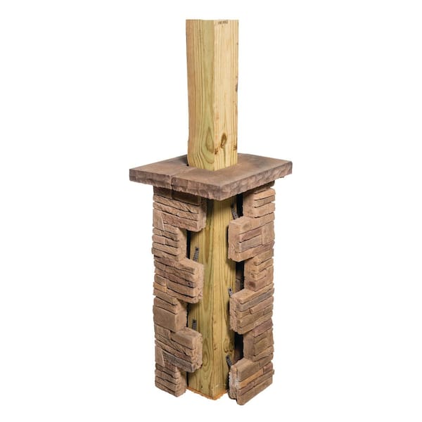 14 in. x 14 in. x 12 in. 1 LF Shenandoah NorthernLedge ColumnWrap