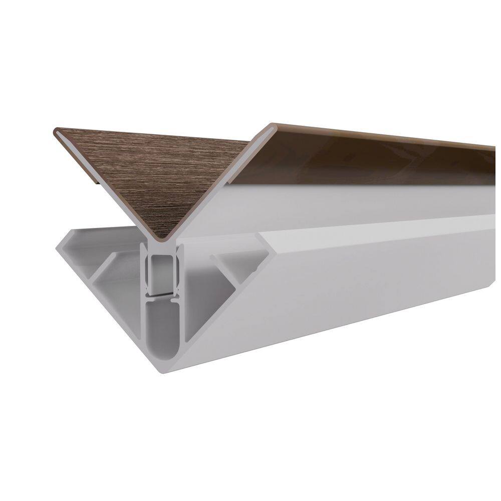 Alusions 2.63 in. x 2.69 in. x 8 ft. Brazilian Ipe Composite Aluminum Inside Corner Trim Kit  for .5 in. Board price history on PriceWatchPro