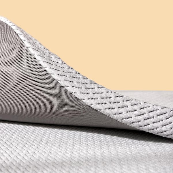 SUBRTEX Medium 4 in. Full Gel Memory Foam Mattress Topper with Cover, Convenient Shipping