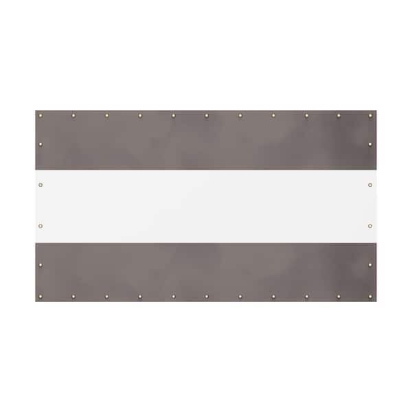 Tunearary 7 ft. x 12 ft. Awning Waterproof Patio Screen Room Divider, Heavy Duty Outdoor Clear Panel 18 oz PVC Polyester Curtain
