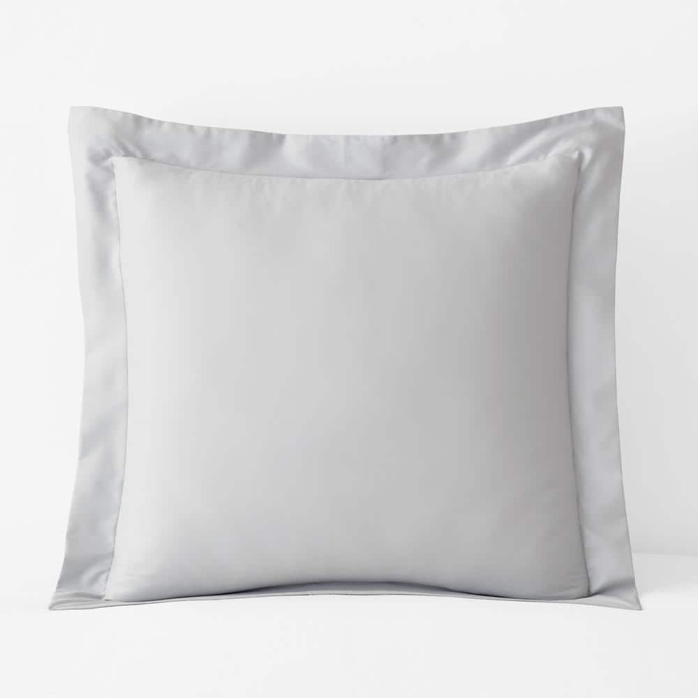 Company Cotton Light Gray Sateen Euro Sham price history on PriceWatchPro