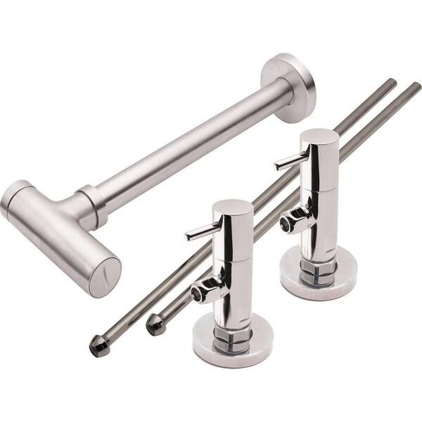 CALIFORNIA FAUCETS Deluxe Angle Stop Kit for Pedestals in Matte Black