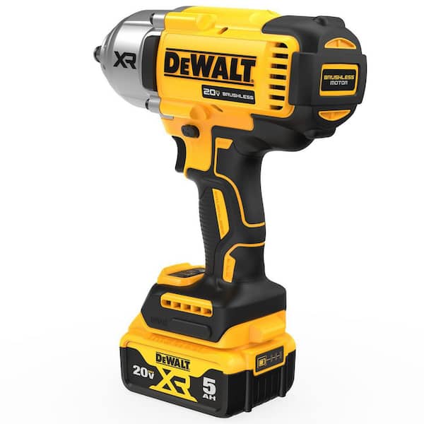 HarvoTex 20V Brushless Impact Wrench – 1/2″ Chuck, 600 N.m Torque, For DEWALT 20V MAX Battery (Tool Only)