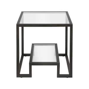 Athena Side Table in Blackened Bronze