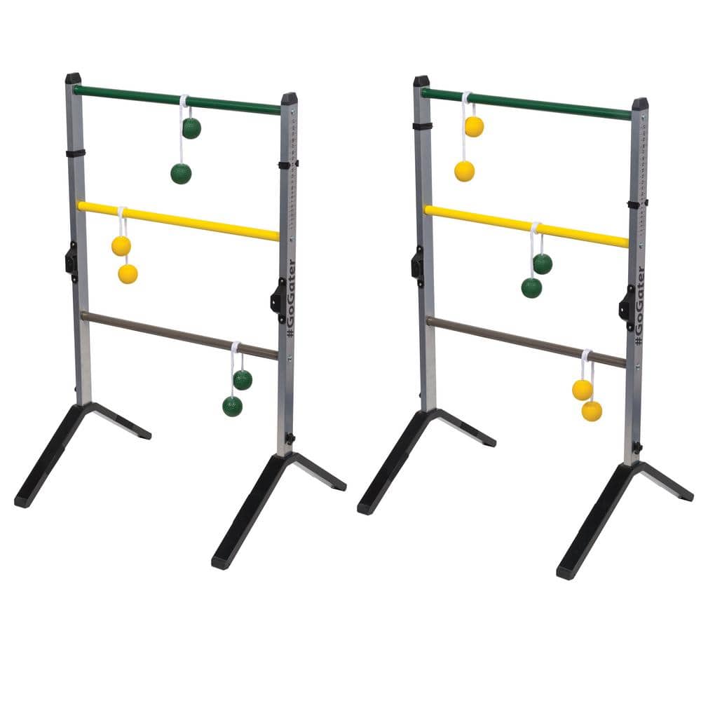 Green/Yellow EastPoint1-1-16636-DS Go Gater Sports Ladder Ball Toss Game Set 