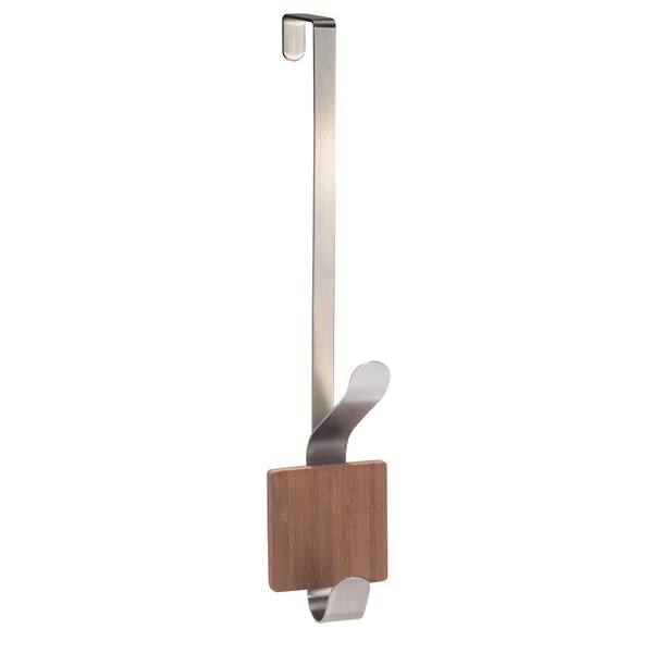 interDesign Formbu Long Bamboo Over-The-Door Hook