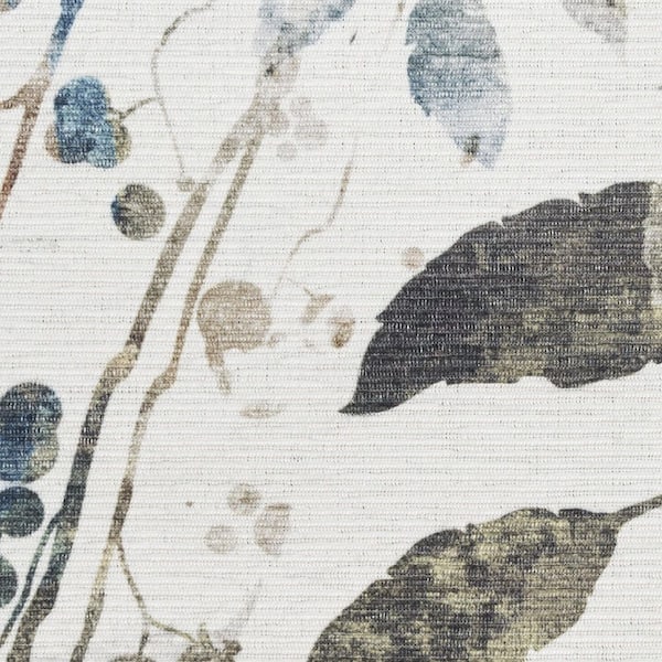 3 ft. x 5 ft. Green and Ivory Floral Power Loom Washable Non Skid Area Rug