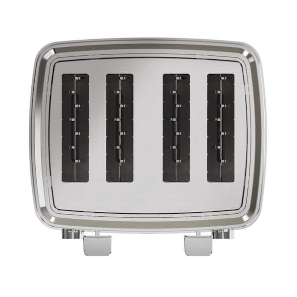 GE 4-Slice 1500 watt Black Toaster with 7 Shade Settings