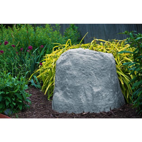 18-1/2 in. L x 24 in. W x 17-1/2 in. H Granite Large Resin Landscape Rock
