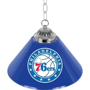 Philadelphia 76ers Logo 1-Light Blue Billiard Light