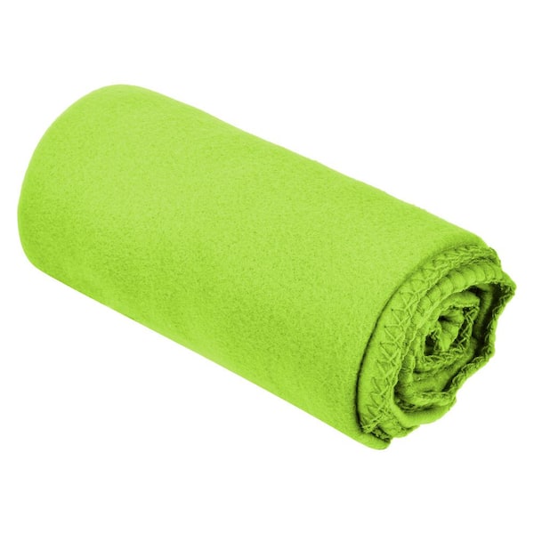 50 in. x 60 in. Lime Green Super Soft Fleece Throw Blanket MW2402