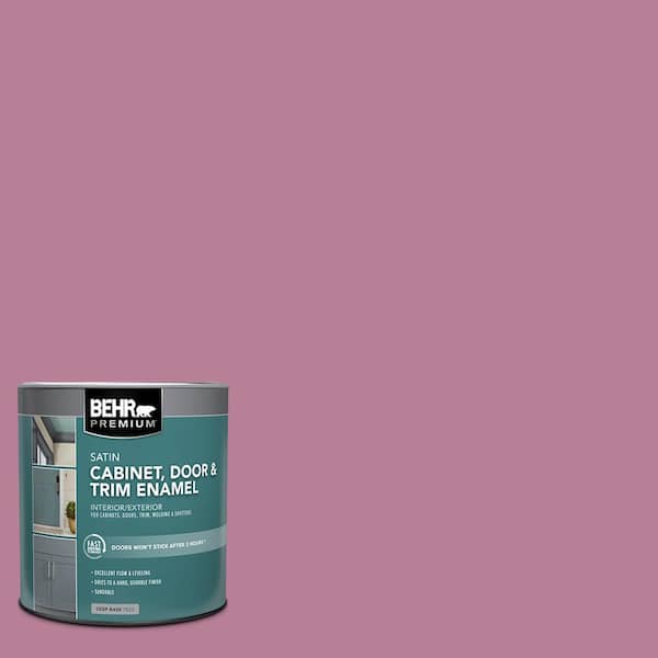 BEHR PREMIUM 1 qt. #M130-5 Cabaret Satin Enamel Interior/Exterior Cabinet, Door & Trim Paint