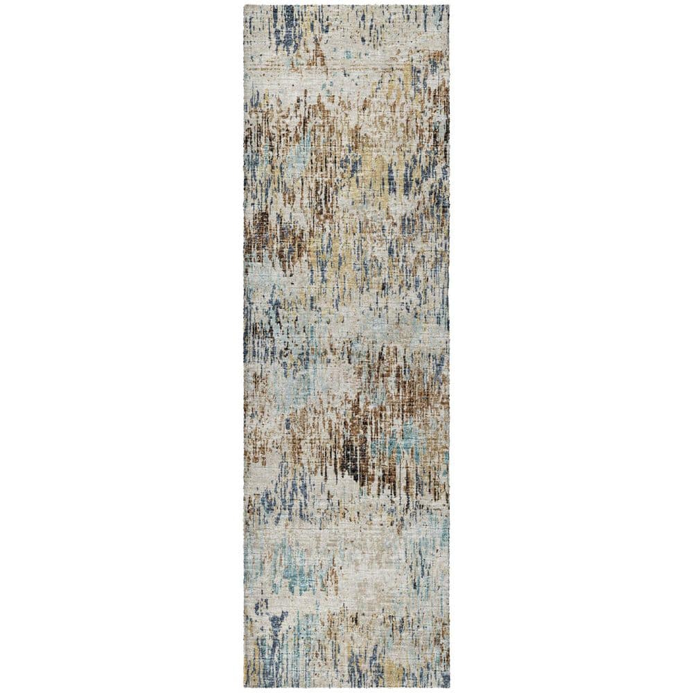 Dream Shag Premium Machine Washable Abstract ADS66 Moody 2 ft. x 7 ft. Runner Rug price history on PriceWatchPro