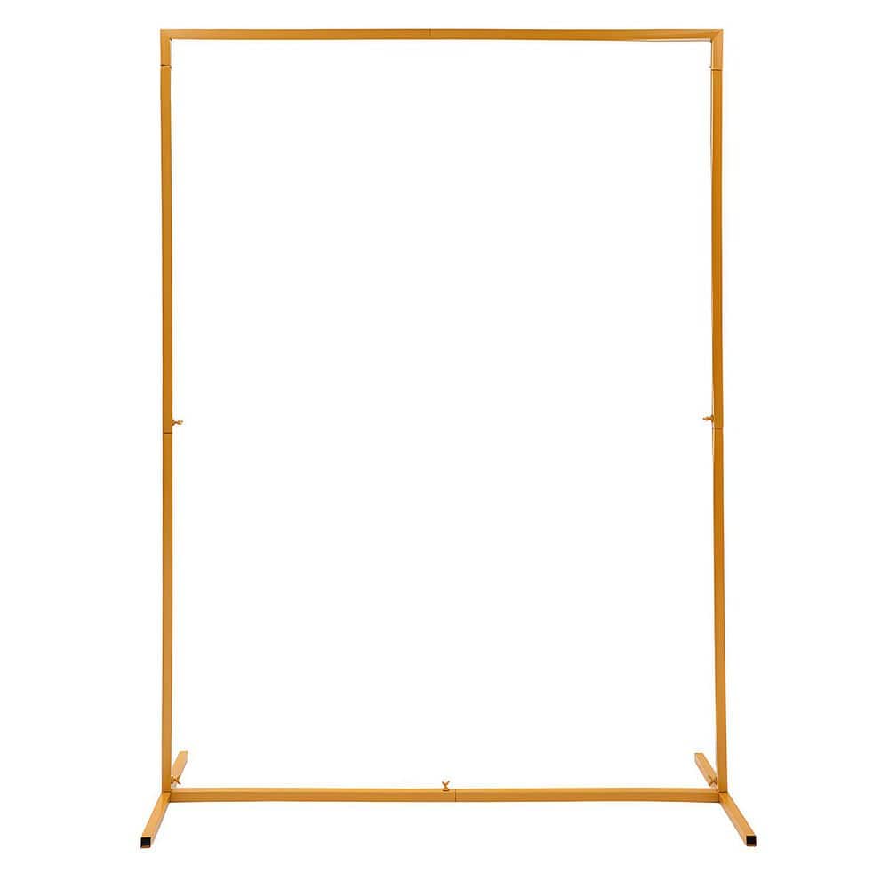 78 in. x 59 in. Orange Rectangle Iron Metal Wedding Arch Stand Background Props Flower Rack Arbor price history on PriceWatchPro