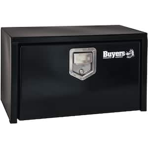 18 in. x 18 in. x 36 in. Gloss Black Steel Underbody Truck Tool Box