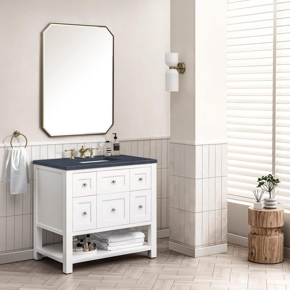 James Martin Vanities Breckenridge 36.0 in. W x 23.5 in. D x 34.2