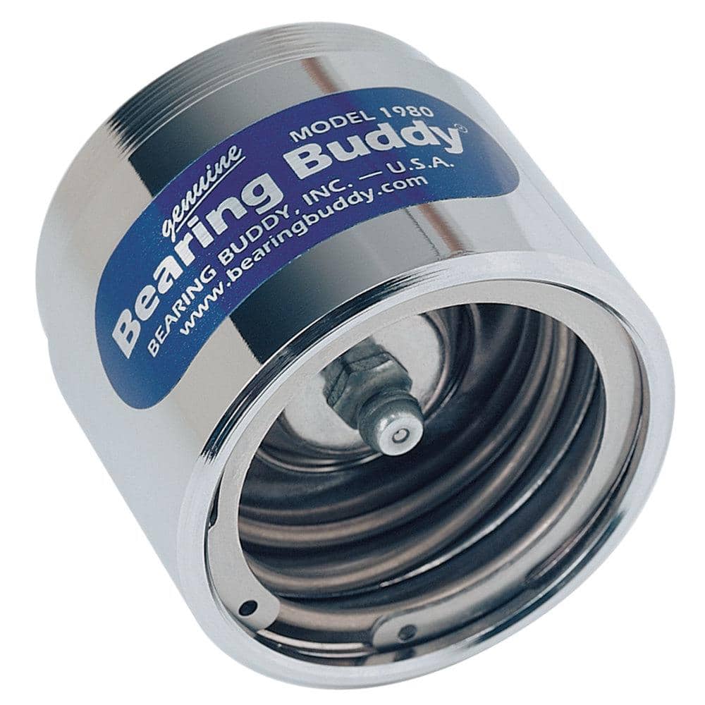 Bearing Buddy 1 781 In D Wheel Bearing Protector In Chrome 41202 The Home Depot