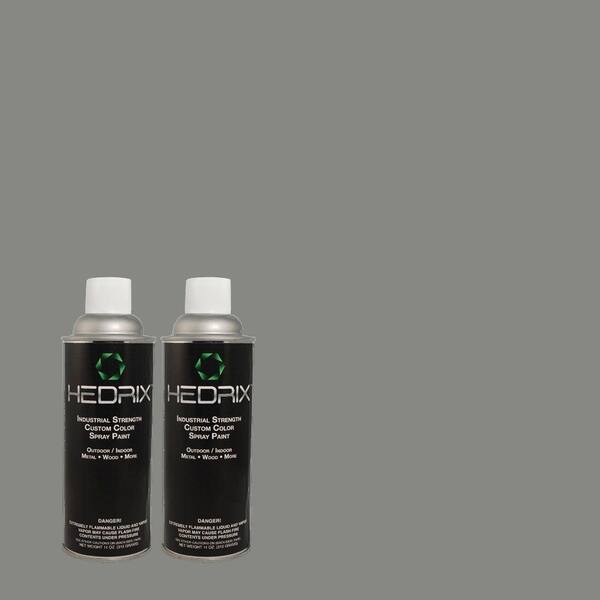 Hedrix 11 oz. Match of PPU13-4 Atlantic Shoreline Semi-Gloss Custom Spray Paint (8-Pack)