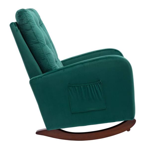 green glider chair
