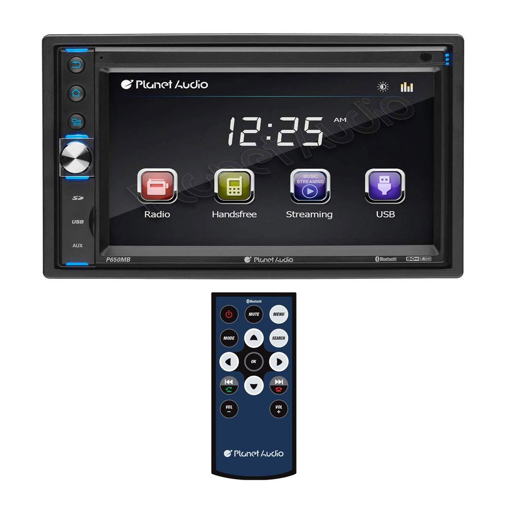 Double DIN Bluetooth 6.5 in. Touchscreen Multi-Media Player
