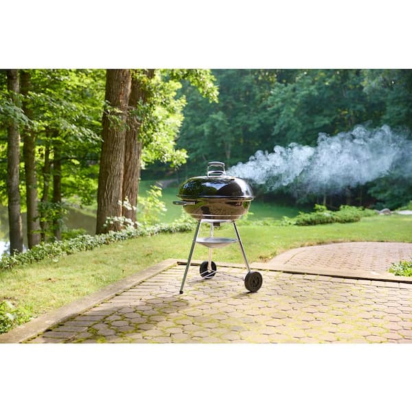 Weber Jumbo Joe Premium 22 in. Charcoal Grill in Black with Steel
