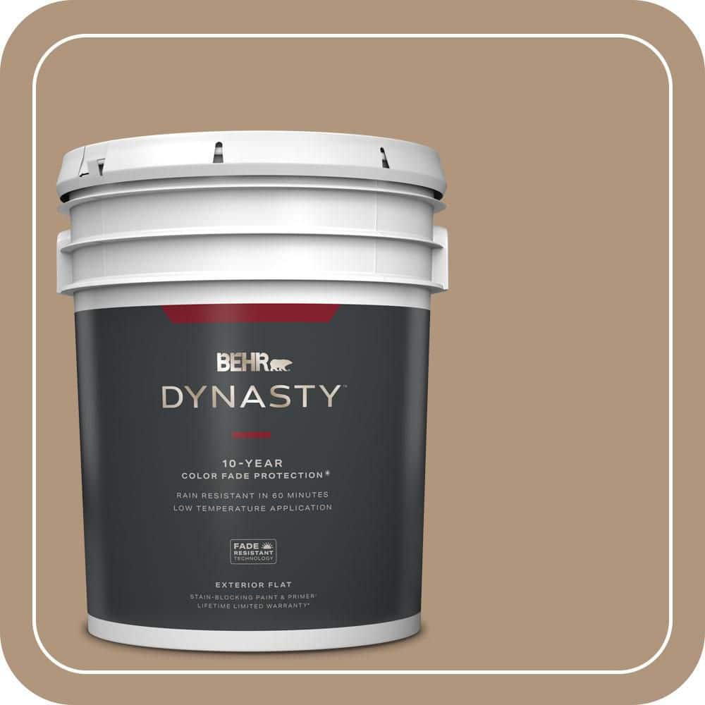 5 gal. Home Decorators Collection #HDC-WR14-3 Roasted Hazelnut Flat Exterior Stain-Blocking Paint & Primer price history on PriceWatchPro