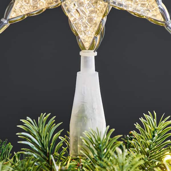 The Holiday Aisle® White Wood Tree Topper - Lighted & Reviews