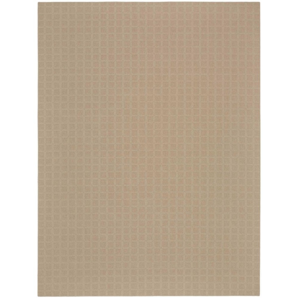 Desert Springs Hazelnut 5 ft. x 7 ft. Custom Area Rug with Pad